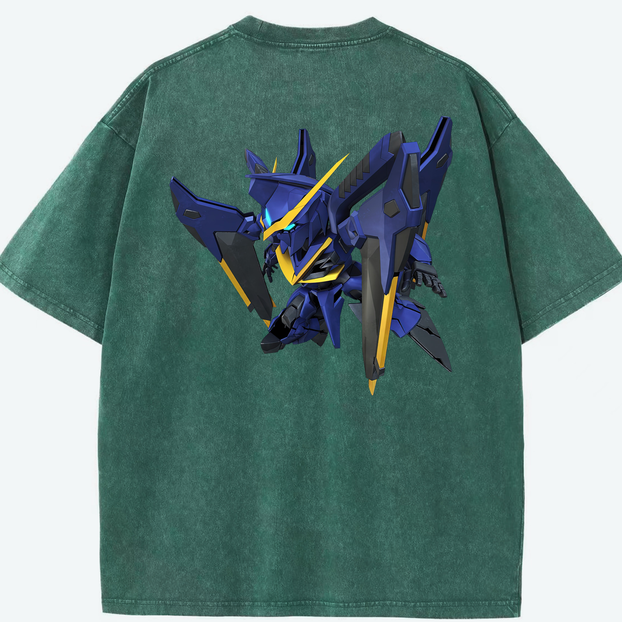 （画像用） 機動戦士ガンダム Mobile Suit Gundam 綿100% ヴィンテージ風 半袖Tシャツ（背面プリント）